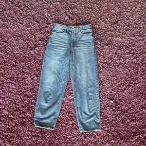 Madewell balloon jean